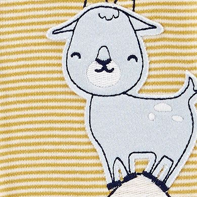 Baby Carter's Goat Snap-Up Sleep & Play Footed Pajamas