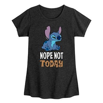 Disney's Lilo & Stitch Girls 7-16 Nope Not Today Graphic Tee