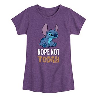 Disney's Lilo & Stitch Girls 7-16 Nope Not Today Graphic Tee