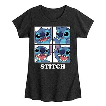 Disney's Lilo & Stitch Girls 7-16 Blocks Graphic Tee