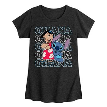 Disney's Lilo & Stitch Girls 7-16 Ohana Graphic Tee
