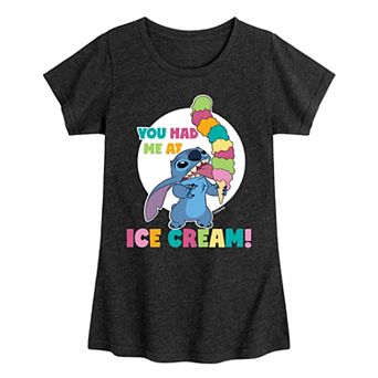 Disney's Lilo & Stitch Girls 7-16 Ice Cream Graphic Tee