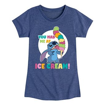 Disney's Lilo & Stitch Girls 7-16 Ice Cream Graphic Tee