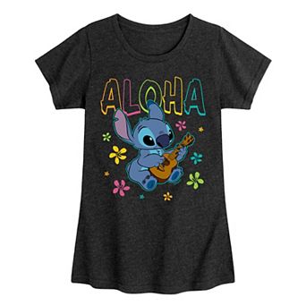 Disney's Lilo & Stitch Girls 7-16 Ohana Graphic Tee