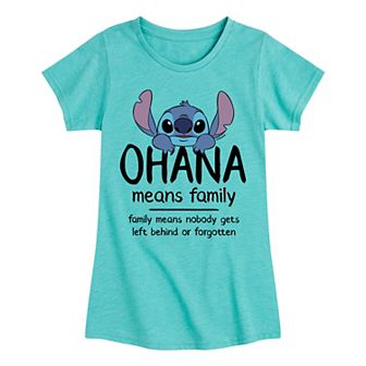 Disney's Lilo & Stitch Girls 7-16 Ohana Family Graphic Tee