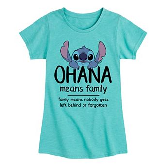 Disney's Lilo & Stitch Girls 7-16 Ohana Family Graphic Tee