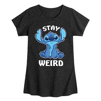 Disney's Lilo & Stitch Girls 7-16 Stay Weird Graphic Tee