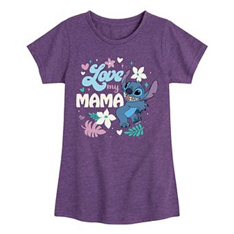 Disney's Lilo & Stitch Girls 7-16 Love My Mama Graphic Tee
