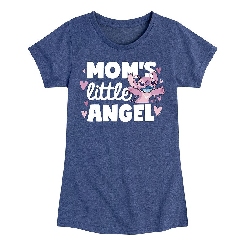 Disney's Lilo & Stitch Girls 7-16 Little Angel Graphic Tee, Girl's, Size: Small (7), Blue
