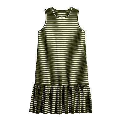 Women's Sonoma Goods For Life® Knit Tank Ruffle Hem Dress