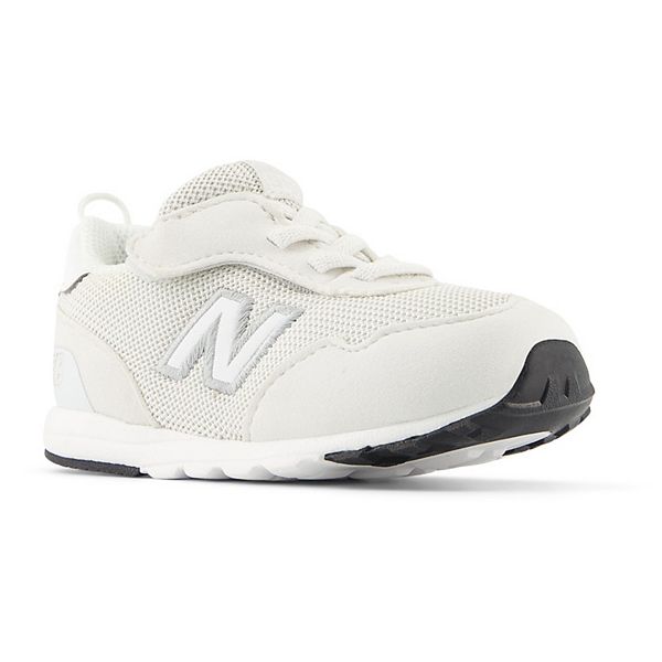 New Balance® 515 NEW-B Kids' Shoes - Reflection White (10 T WIDE)