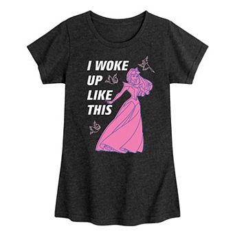 Disney's Princesses Girls 7-16 Aurora Woke Up Like Graphic Tee