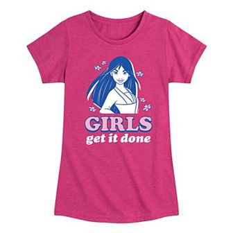 Disney's Princesses Girls 7-16 Mulan Get It Done Graphic Tee
