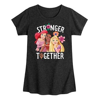 Disney's Princesses Girls 7-16 Stronger Together Graphic Tee