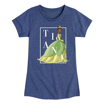 Disney's Princesses Girls 7-16 Tiana Box Graphic Tee