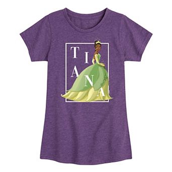 Disney's Princesses Girls 7-16 Tiana Box Graphic Tee