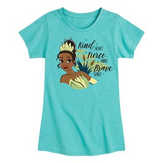 Disney's Princesses Girls 7-16 Tiana Kind Fierce Graphic Tee