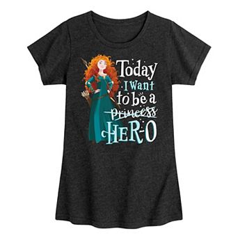 Disney's Princesses Girls 7-16 Brave Her-O Graphic Tee
