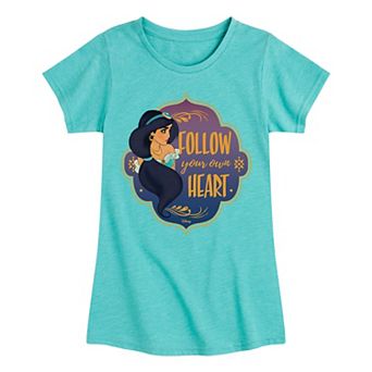 Disney's Princesses Girls 7-16 Follow Heart Jasmine Graphic Tee