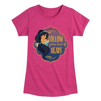 Disney's Princesses Girls 7-16 Follow Heart Jasmine Graphic Tee