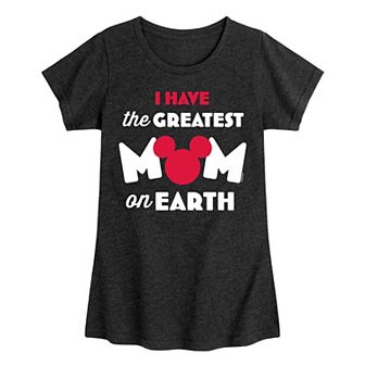 Disney's Mickey Mouse Girls 7-16 Greatest Mom Graphic Tee