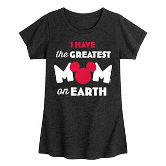 Disney's Mickey Mouse Girls 7-16 Greatest Mom Graphic Tee