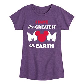 Disney's Mickey Mouse Girls 7-16 Greatest Mom Graphic Tee