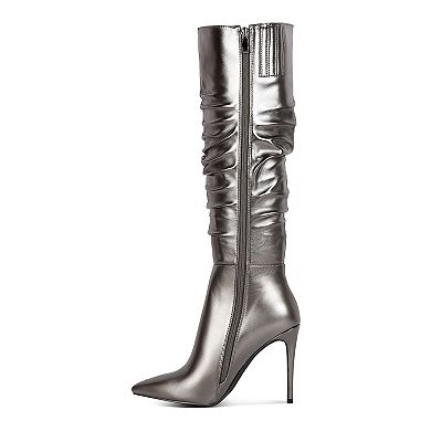 Rag & Co New Expression Women's Metallic Heeled Boots