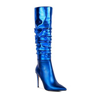 Rag & Co New Expression Women's Metallic Heeled Boots