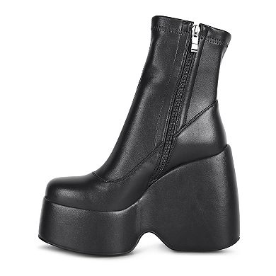Rag & Co Purnell Women's High Platform Ankle Boots