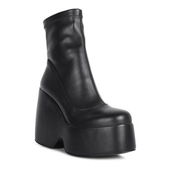Rag & Co Purnell Women's High Platform Ankle Boots