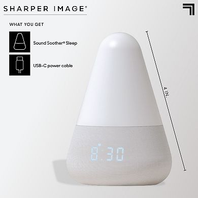 Sharper Image Soother Sleep Bedtime Light & Sound Machine