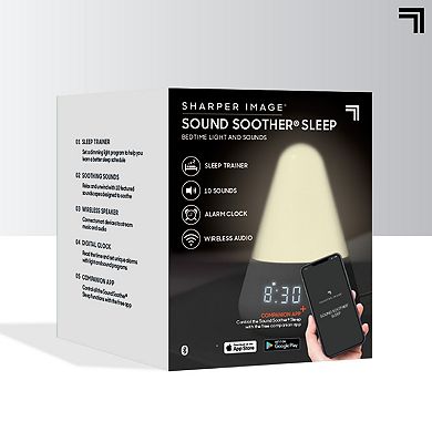 Sharper Image Soother Sleep Bedtime Light & Sound Machine