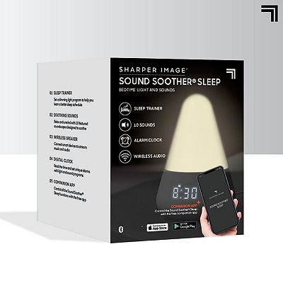Sharper Image Soother Sleep Bedtime Light & Sound Machine