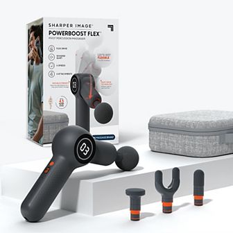 Sharper Image Powerboost Flex Pivot Percussion Massager