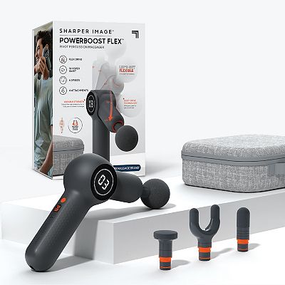 Sharper Image Powerboost Flex Pivot Percussion Massager