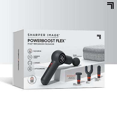 Sharper Image Powerboost Flex Pivot Percussion Massager