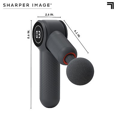 Sharper Image Powerboost Flex Pivot Percussion Massager