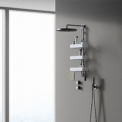 Sharper Image SpaStudio Hook Hanging Shower Caddy