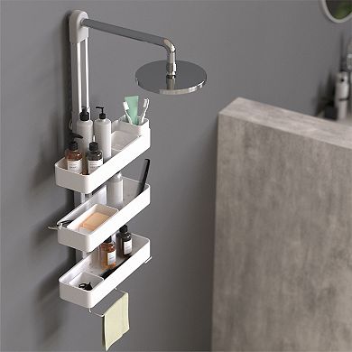 Sharper Image SpaStudio Hook Hanging Shower Caddy