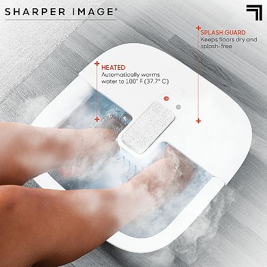 Sharper Image Spahaven Soothe Foot Bath with Heated Massage