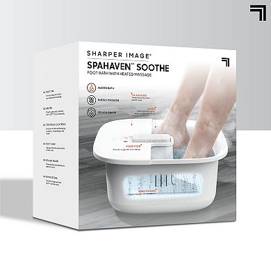 Sharper Image Spahaven Soothe Foot Bath with Heated Massage