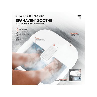 Sharper Image Spahaven Soothe Foot Bath with Heated Massage