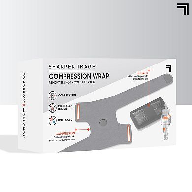 Sharper Image Compression Wrap With Removable Hot & Cold Gel Pack