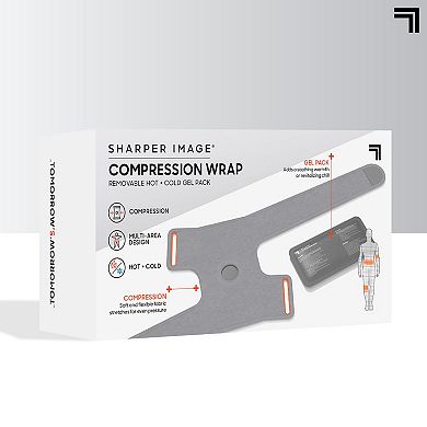 Sharper Image Compression Wrap With Removable Hot & Cold Gel Pack