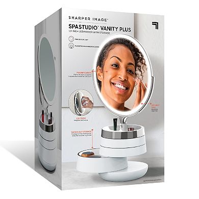 Sharper Image Spastudio Vanity Plus LED Mirror