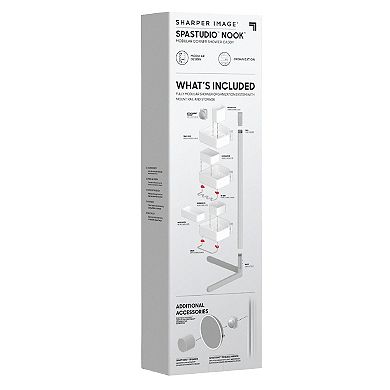 Sharper Image SpaStudio Corner Shower Caddy