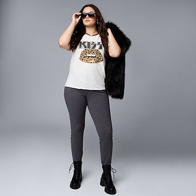 Women's Simply Vera Vera Wang Kiss Band Tee
