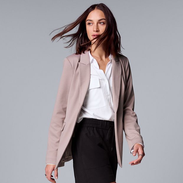 Women's Simply Vera Vera Wang Knit Blazer