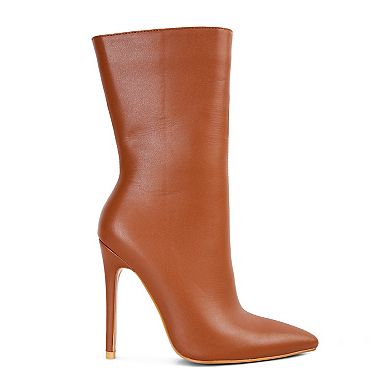 London Rag Micah Women's Stiletto High Ankle Boots